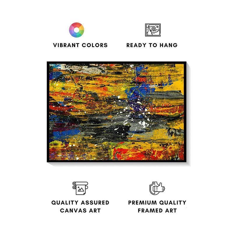 Buy The Divine Colour Painting - Black Frame Wall Art & Paintings from Vaaree