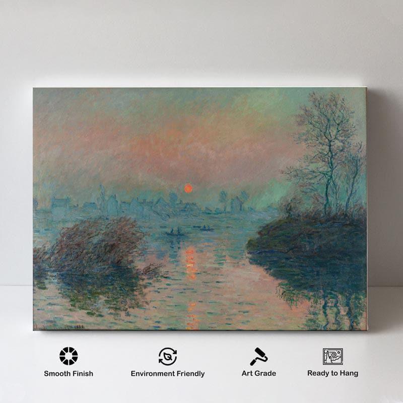 Buy The Evening Sun Wall Painting - Gallery Wrap Wall Art & Paintings from Vaaree