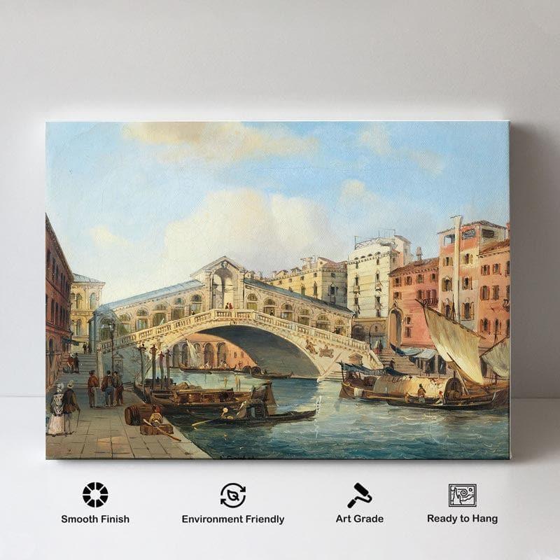 Buy The Grand Canal Of Venice Wall - Gallery Wrap Wall Art & Paintings from Vaaree