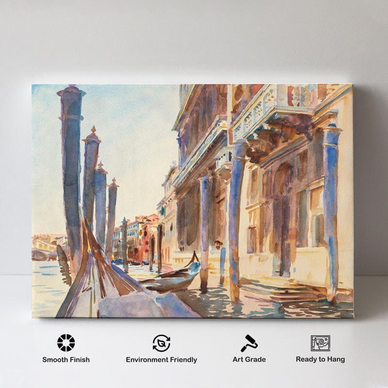 Wall Art & Paintings - The Grand canal Venice Painting - John Singer Sargent - Gallery Wrap