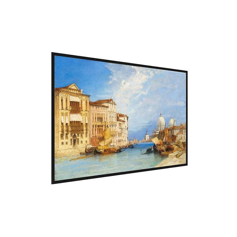 Wall Art & Paintings - The Grand Canal, Venice Wall Painting - Black Frame