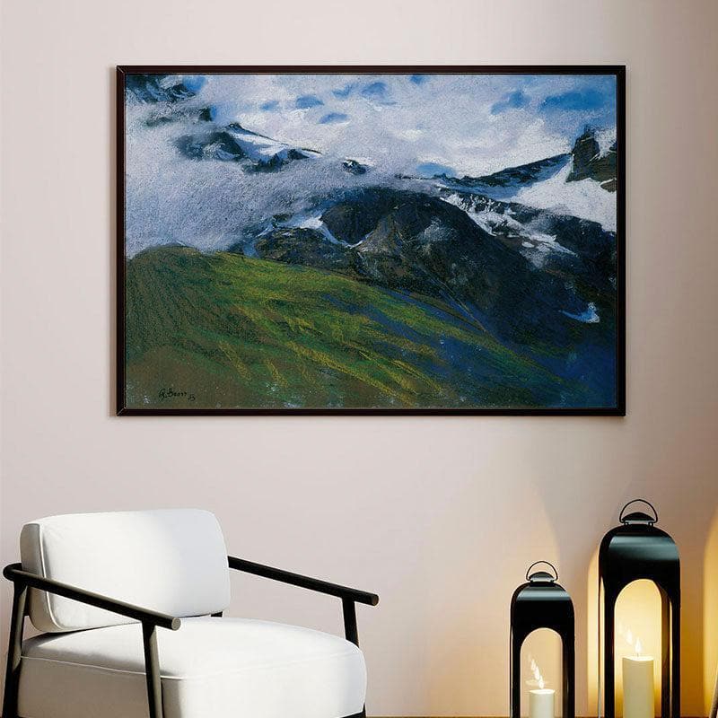 Wall Art & Paintings - The Himalayas Wall Painting - Black Frame