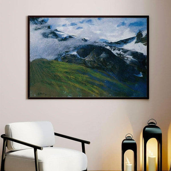 Wall Art & Paintings - The Himalayas Wall Painting - Black Frame