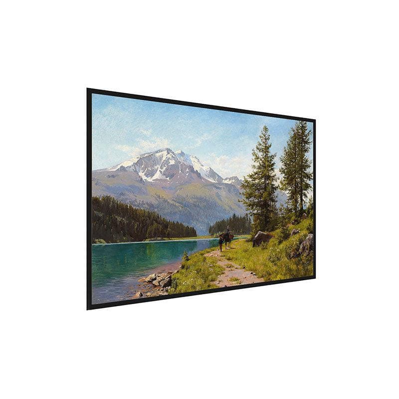 Wall Art & Paintings - The Lake Wall Painting - Black Frame
