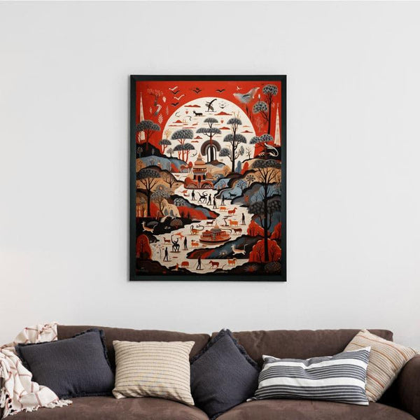 Buy The Mystical Path Wall Art Wall Art & Paintings from Vaaree