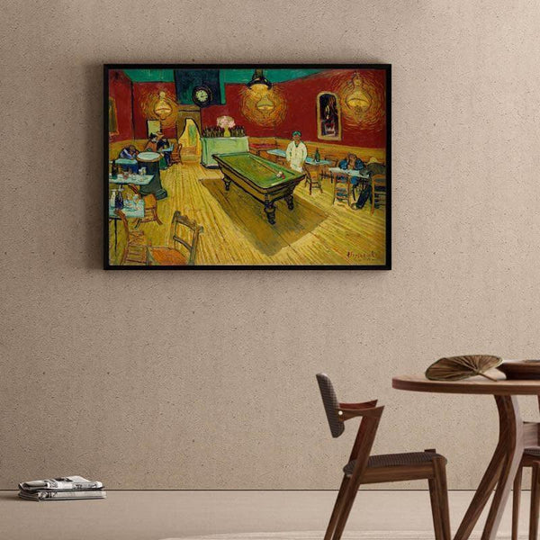 Wall Art & Paintings - The Night Cafe By Vincent Van Gogh - Black Frame