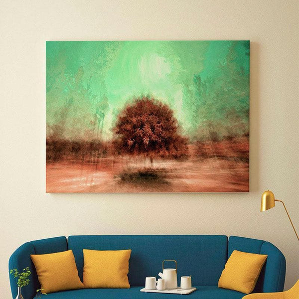 Wall Art & Paintings - The Oak Tree Abstract Painting - Gallery Wrap