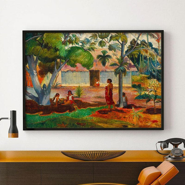 Wall Art & Paintings - The Painterly Trees Wall Painting - Black Frame