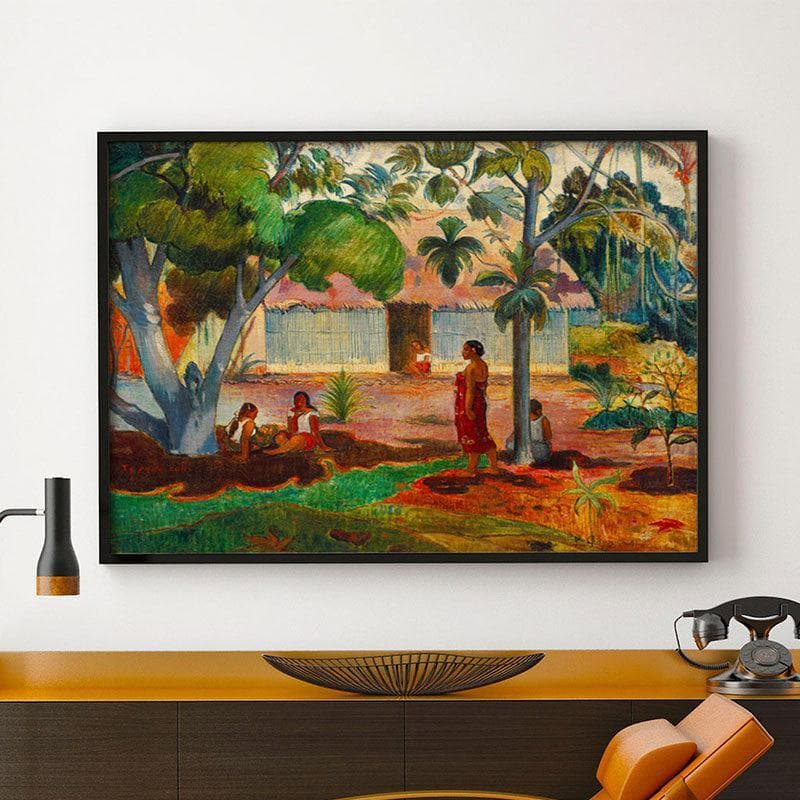 Buy The Painterly Trees Wall Painting - Black Frame Wall Art & Paintings from Vaaree