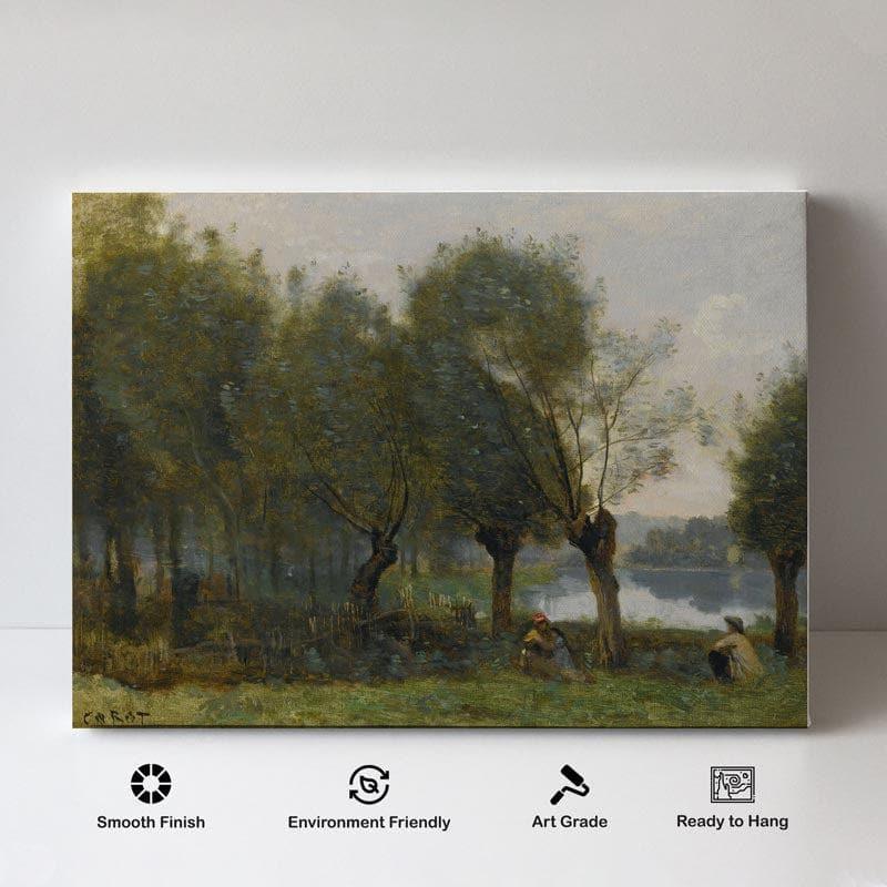 Wall Art & Paintings - The Riverside Wall Painting - Gallery Wrap