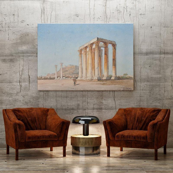 Wall Art & Paintings - The Temple Wall Painting - Gallery Wrap