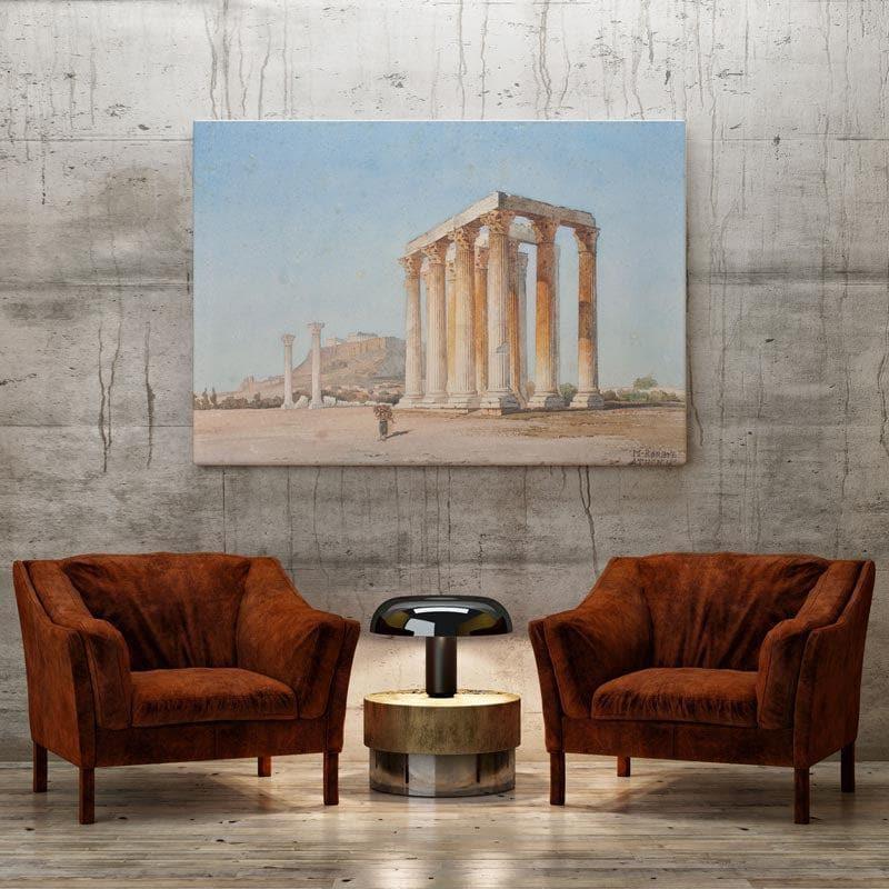 Buy The Temple Wall Painting - Gallery Wrap Wall Art & Paintings from Vaaree