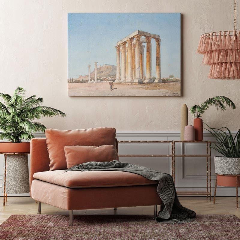 Wall Art & Paintings - The Temple Wall Painting - Gallery Wrap