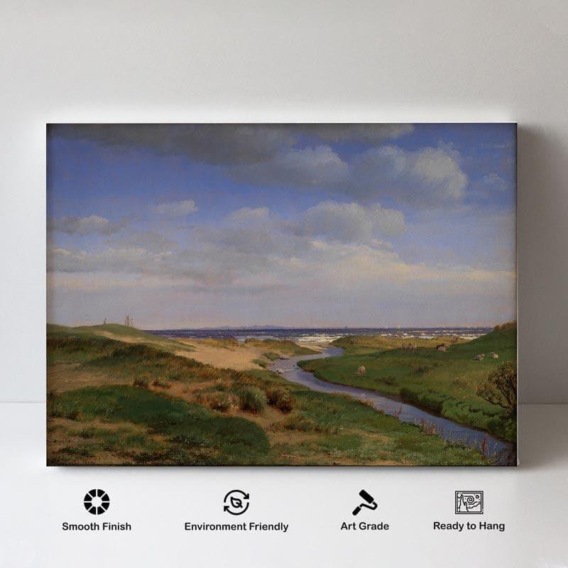 Wall Art & Paintings - The Valley Wall Painting - Gallery Wrap