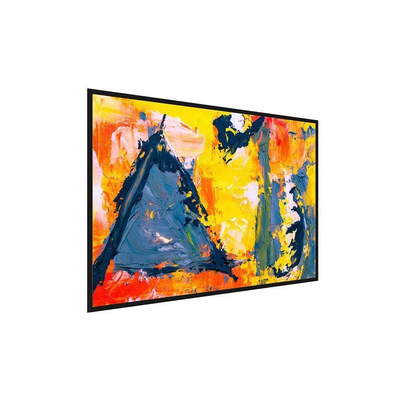 Wall Art & Paintings - The Vibrant Colours Wall Painting - Black Frame