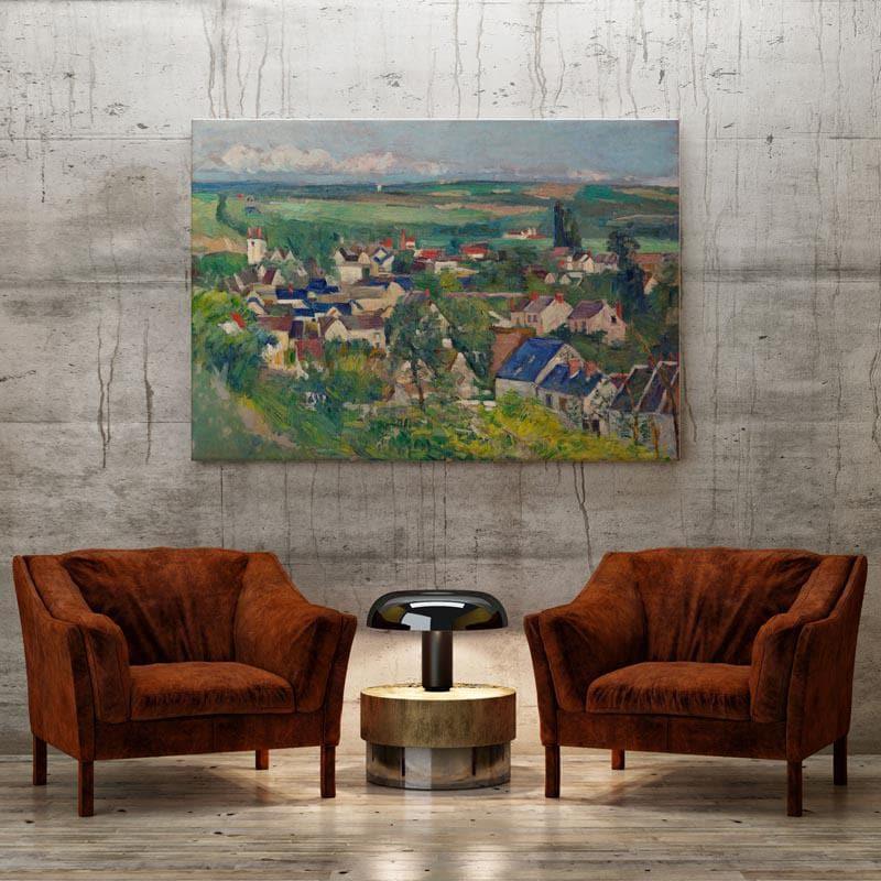 Buy The Village Wall Painting - Gallery Wrap Wall Art & Paintings from Vaaree