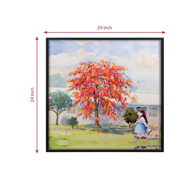 Buy The Wishing Tree Wall Painting Wall Art & Paintings from Vaaree