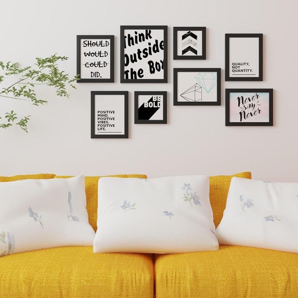 Wall Art & Paintings - Think Away Wall Art - Set Of Eight