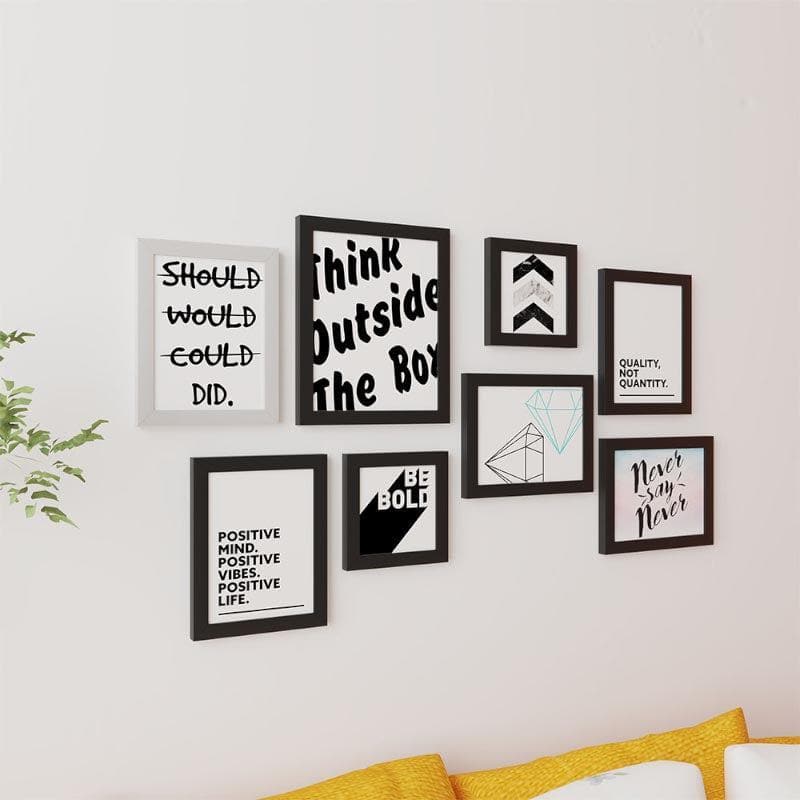 Wall Art & Paintings - Think Away Wall Art - Set Of Eight