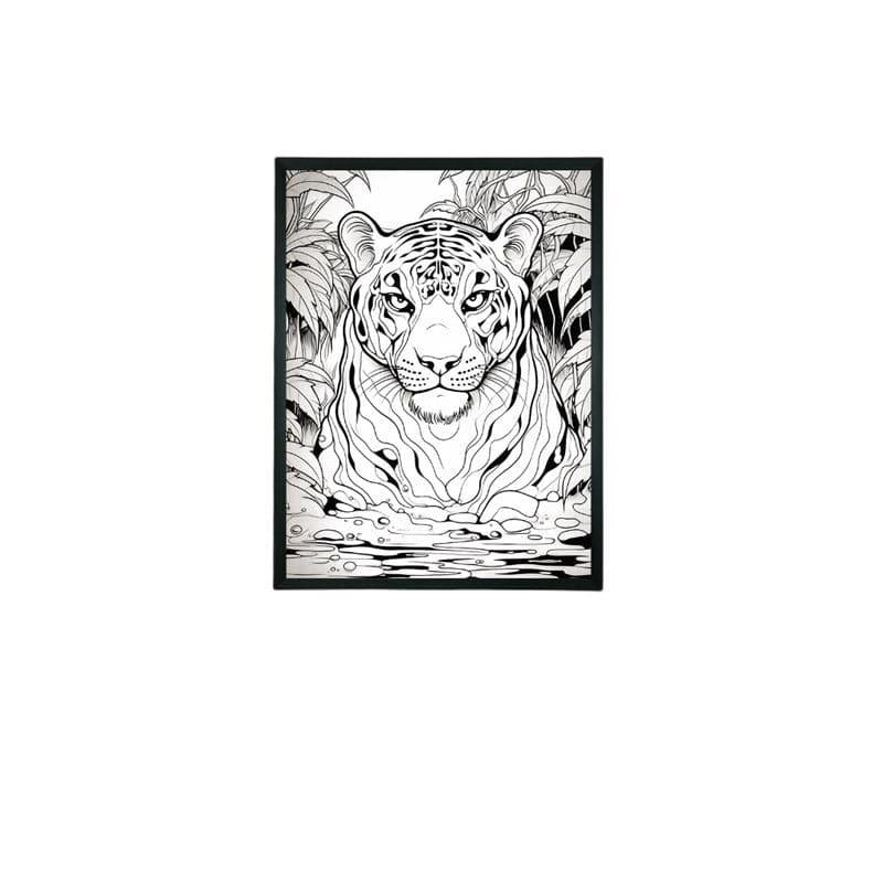 Buy Tiger Sketch Wall Art Wall Art & Paintings from Vaaree