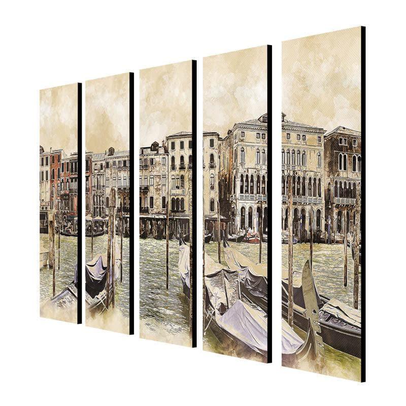 Buy Timeless European Trellis Wall Art - Set Of Five Wall Art & Paintings from Vaaree