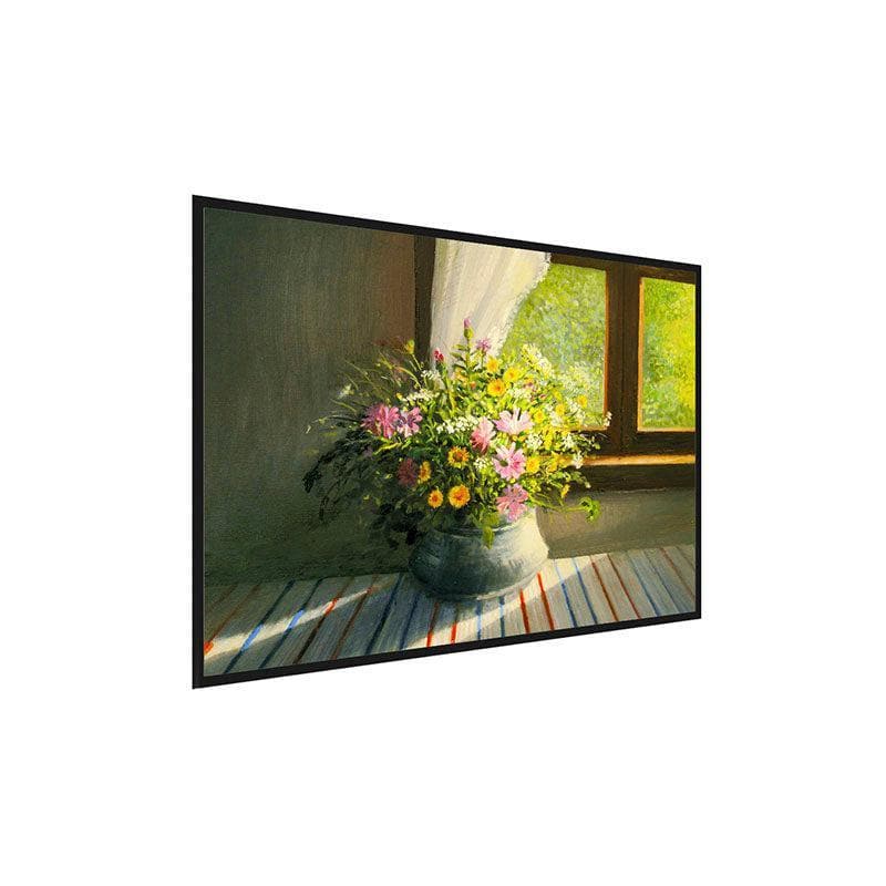 Buy Touched By The Sun Canvas Painting - Black Frame Wall Art & Paintings from Vaaree