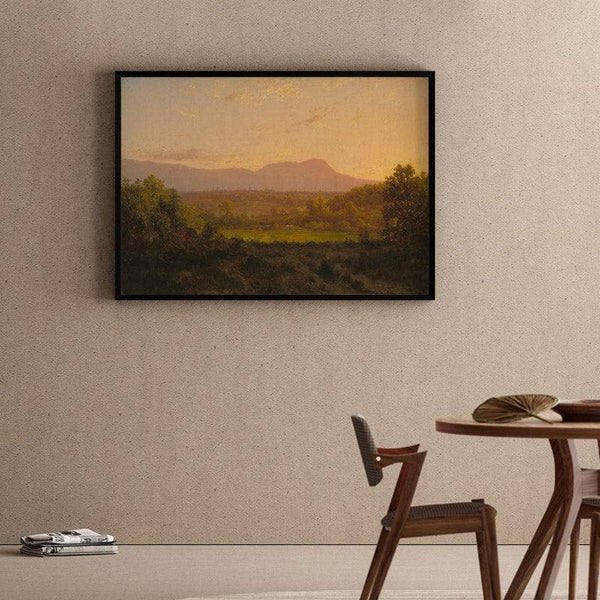 Wall Art & Paintings - Tranquil Valley Wall Painting - Black Frame