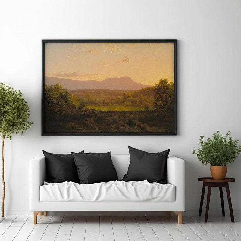 Wall Art & Paintings - Tranquil Valley Wall Painting - Black Frame