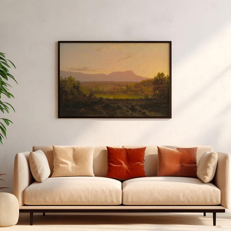 Wall Art & Paintings - Tranquil Valley Wall Painting - Black Frame