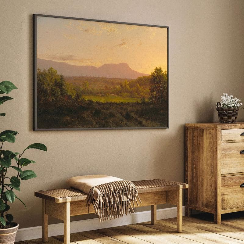 Wall Art & Paintings - Tranquil Valley Wall Painting - Black Frame