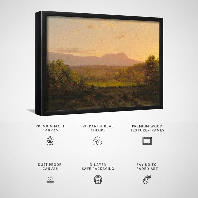 Wall Art & Paintings - Tranquil Valley Wall Painting - Black Frame