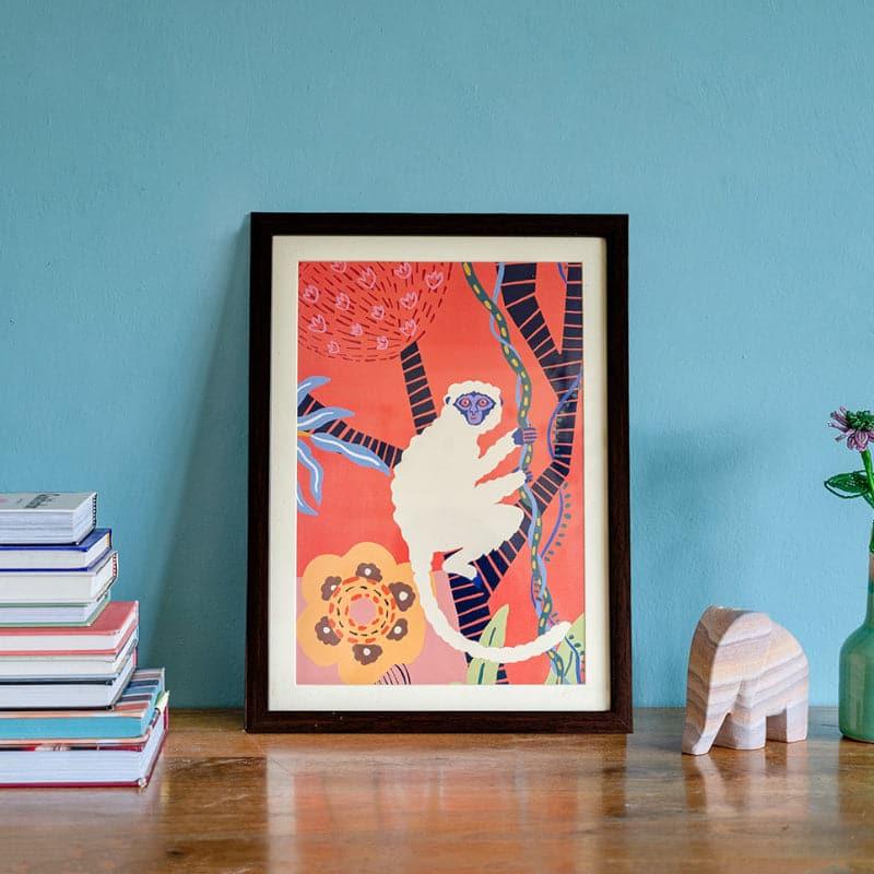 Buy Trinova Monkey Wooden Wall Art Wall Art & Paintings from Vaaree