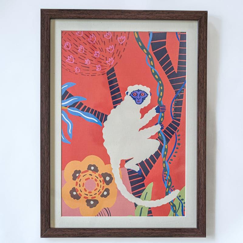 Buy Trinova Monkey Wooden Wall Art Wall Art & Paintings from Vaaree