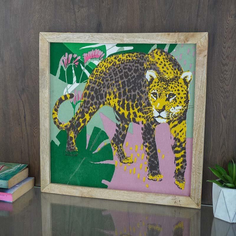 Wall Art & Paintings - Tropical Cheetah Canvas Painting