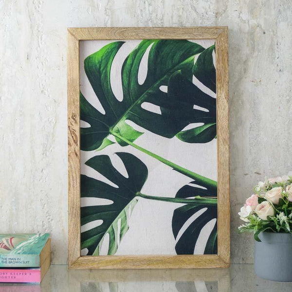 Wall Art & Paintings - Tropical Leaf Canvas Painting