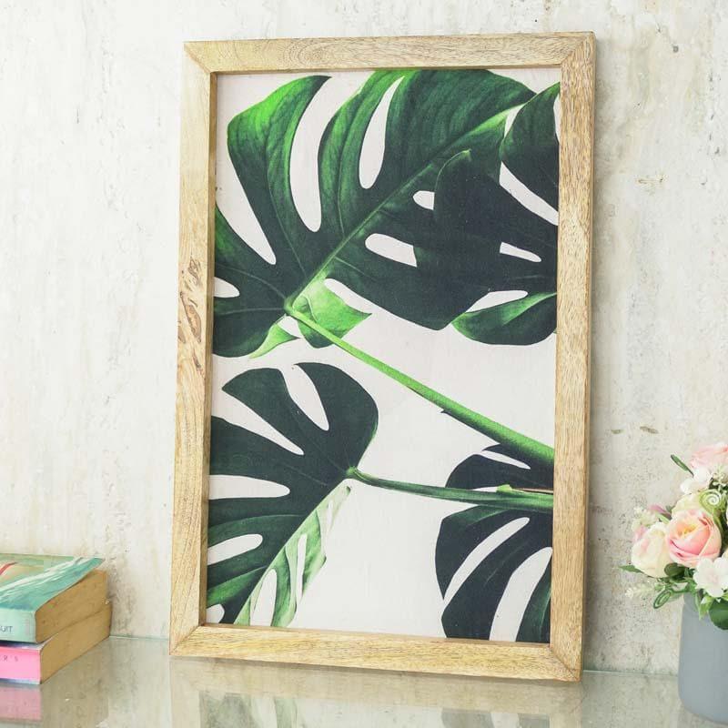 Wall Art & Paintings - Tropical Leaf Canvas Painting