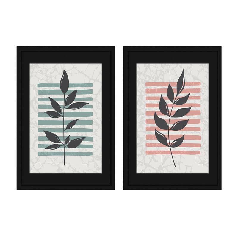 Wall Art & Paintings - Two Plant Stacks Wall Art - Set Of Two