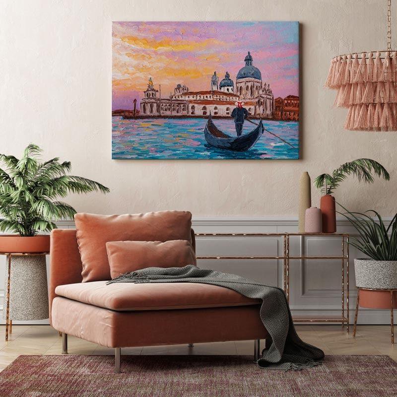 Wall Art & Paintings - Venetian Landscape Painting - Arina Iastrebova - Gallery Wrap