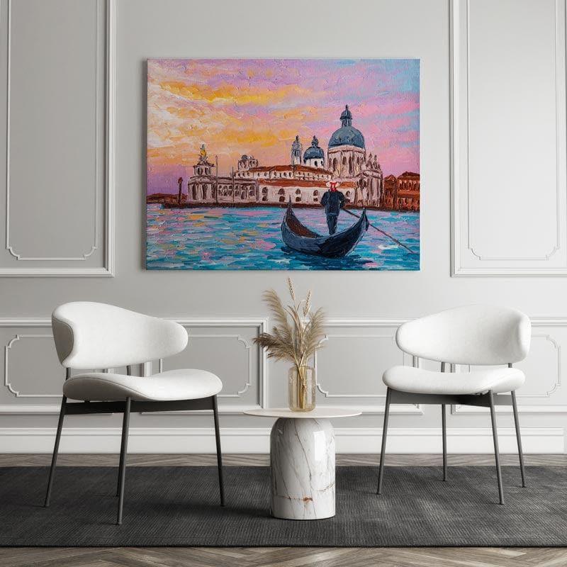 Wall Art & Paintings - Venetian Landscape Painting - Arina Iastrebova - Gallery Wrap