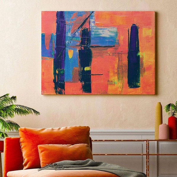 Wall Art & Paintings - Vibrant Color Abstract Wall Painting - Gallery Wrap