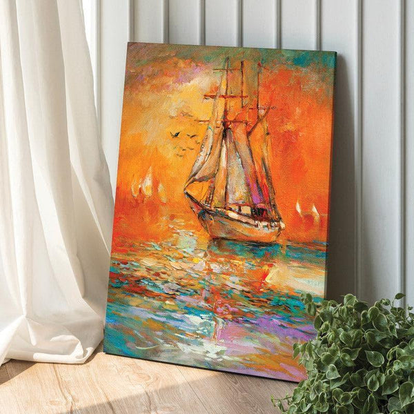 Wall Art & Paintings - Vibrant Sails Wall Painting