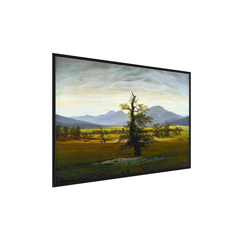 Wall Art & Paintings - Village Landscape Wall Painting - Black Frame