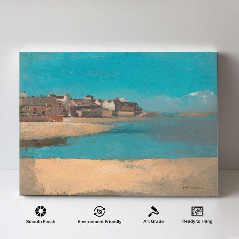 Buy Village - The Sea Painting - Odilon Redon - Gallery Wrap Wall Art & Paintings from Vaaree