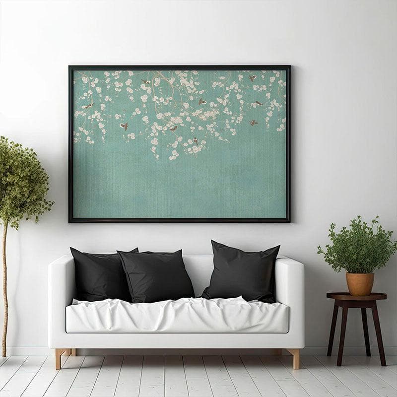 Buy Vintage Birds On Branches Painting - Black Frame Wall Art & Paintings from Vaaree