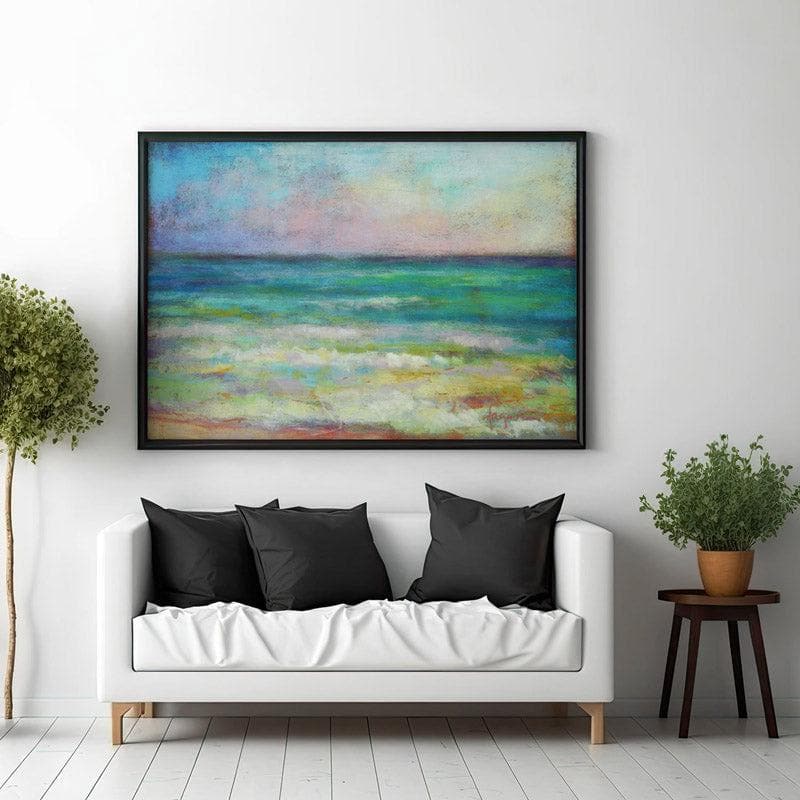 Wall Art & Paintings - Waiting For Sunset Wall Painting - Black Frame