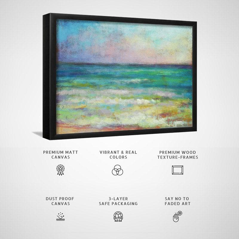 Wall Art & Paintings - Waiting For Sunset Wall Painting - Black Frame