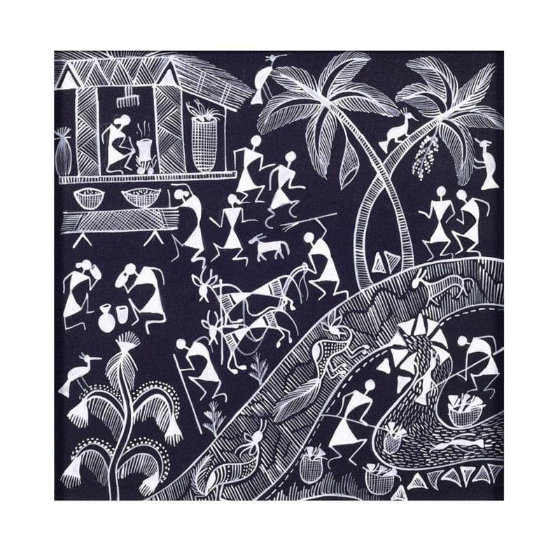 Wall Art & Paintings - Warli Farming Wall Art