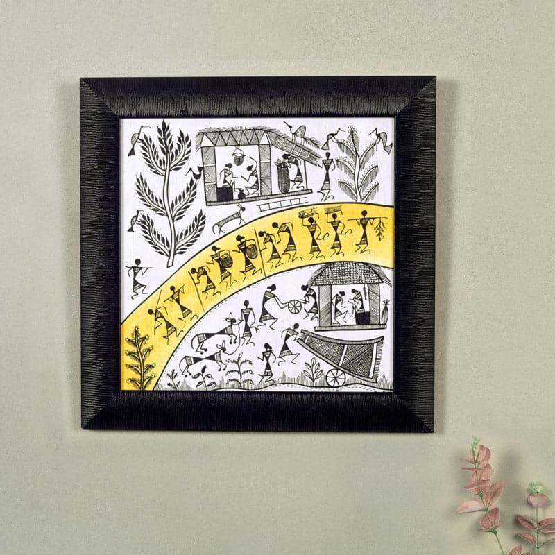 Wall Art & Paintings - Warli Serenade Wall Art