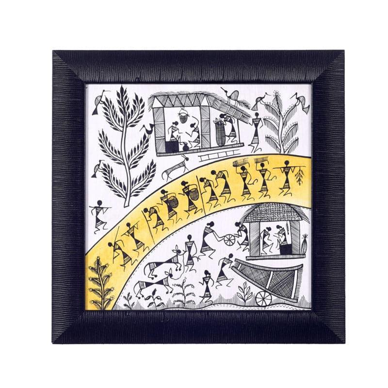 Wall Art & Paintings - Warli Serenade Wall Art