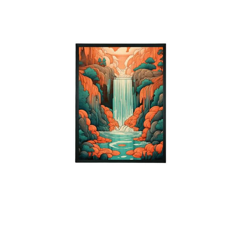 Buy Water Cascade Wall Art Wall Art & Paintings from Vaaree